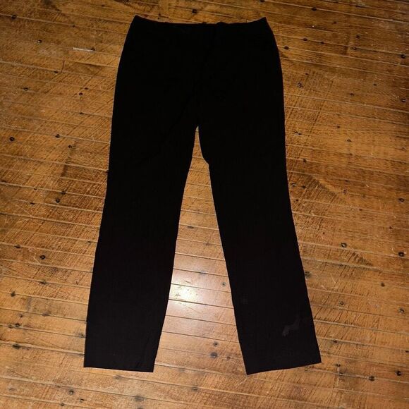 Loft black business casual straight leg 6 classic slacks - Picture 1 of 3